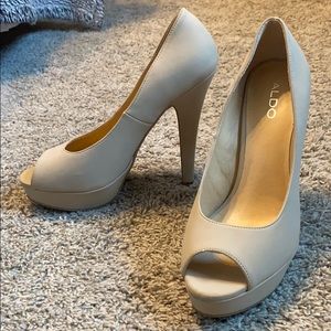 Nude stiletto heels, Aldo